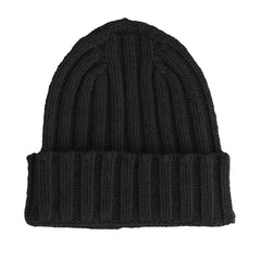 Made in Italy Black Cashmere Hat