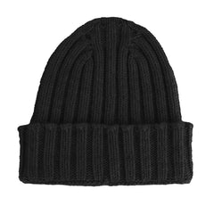 Made in Italy Black Cashmere Hat