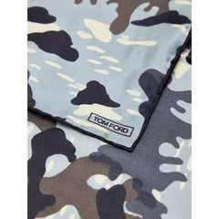 Tom Ford Gray Silk Pocket Square