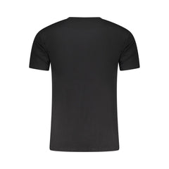 Aeronautica Militare Black Cotton Men's T-Shirt