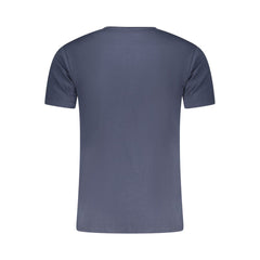 Aeronautica Militare Blaues Baumwoll-T-Shirt für Herren