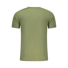 Aeronautica Militare Grünes Herren-T-Shirt aus Baumwolle