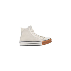 Converse High-Top-Sneaker aus cremefarbenem Leder