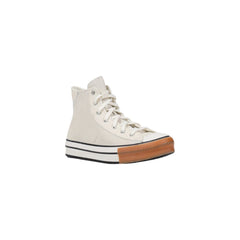 Converse High-Top-Sneaker aus cremefarbenem Leder