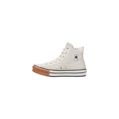Converse High-Top-Sneaker aus cremefarbenem Leder