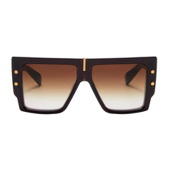 Balmain Sonnenbrille aus braunem Azetat