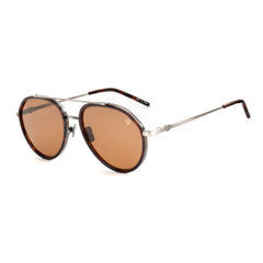 Belstaff – Braune Sonnenbrille aus Edelstahl