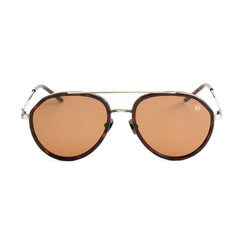 Belstaff – Braune Sonnenbrille aus Edelstahl