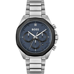Hugo Boss Graue Edelstahl-Armbanduhr