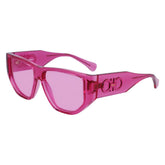 Ferragamo Multicolor-Sonnenbrille mit eingespritztem Rahmen