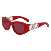 Ferragamo Sonnenbrille aus mehrfarbigem Azetat