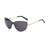 Guess – Sonnenbrille aus goldenem Metall