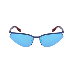 Karl Lagerfeld Sonnenbrille aus blauem Metall