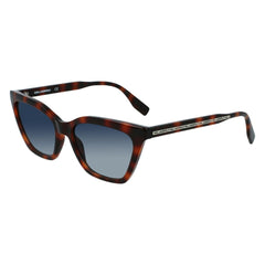 Karl Lagerfeld – Braune Sonnenbrille mit Spritzguss