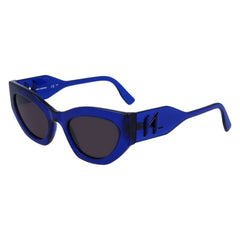 Karl Lagerfeld – Blaue Sonnenbrille mit Spritzguss