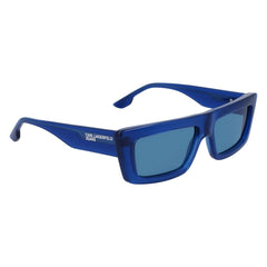 Karl Lagerfeld – Blaue Sonnenbrille mit Spritzguss