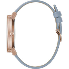 Furla Blaue Lederarmbanduhr