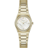 Furla Goldene Edelstahl-Kleideruhr