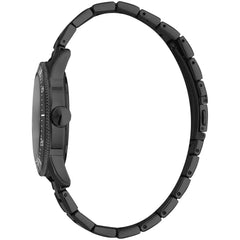 Just Cavalli Schwarze Edelstahl-Dresswatch