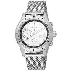Just Cavalli Grau Edelstahl Armbanduhr