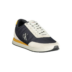 Calvin Klein Herren-Sneaker aus recyceltem, blauem Polyester