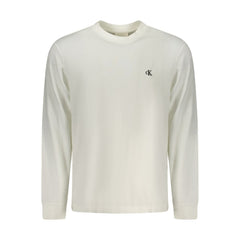 Calvin Klein White Cotton Men T-Shirt