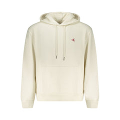 Calvin Klein Weißer Baumwoll-Kapuzenpullover für Herren