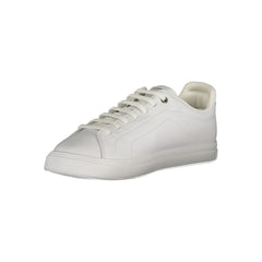 Tommy Hilfiger Weiße Polyurethan Herren-Sneaker