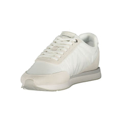 Calvin Klein Herren-Sneaker aus weißem recyceltem Polyester