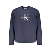 Calvin Klein Blue Cotton Men Sweater