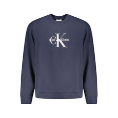 Calvin Klein Blue Cotton Men Sweater