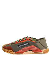 Dolce & Gabbana – Mehrfarbige Low-Top-Sneakers „NS1“ mit Schnürung
