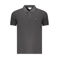 Calvin Klein Black Cotton Men Polo