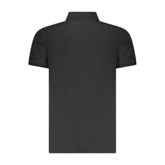 Calvin Klein Black Cotton Men Polo Shirt