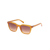 Sonnenbrille aus orangefarbenem Kunstharz