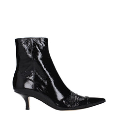 Maison Margiela Schwarze Ankle Boots aus Leder