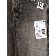 Maison Mihara Yasuhiro Black Cotton Jeans Denim
