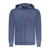 Norway 1963 Blue Polyester Men Cardigan