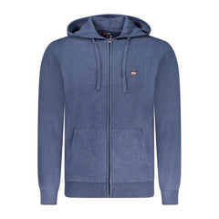Norwegen 1963 Blauer Polyamid-Cardigan für Herren