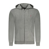 Norway 1963 Grigio Poliammide Mens Cardigan