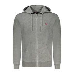 Norway 1963 Grigio Poliammide Mens Cardigan