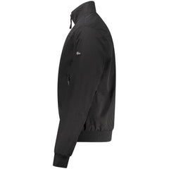 Norwegen 1963 Schwarze Baumwoll-Herrenjacke