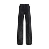 L'Agence Black Cotton Jeans Denim