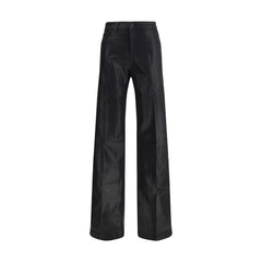 L'Agence Black Cotton Jeans Denim