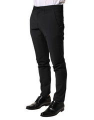 Dolce & Gabbana Schwarze Anzughose aus Wolle für Herren