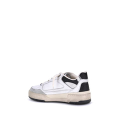 Golden Goose Weiße Kalbsleder Bos Taurus Chunky Sneakers