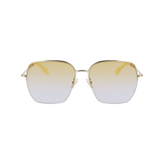 Victoria Beckham Gold Metal Sunglasses