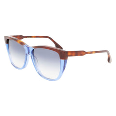 Victoria Beckham Sonnenbrille aus blauem Azetat