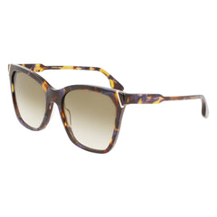 Victoria Beckham Sonnenbrille aus blauem Azetat