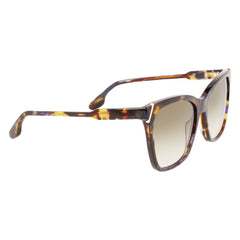 Victoria Beckham Sonnenbrille aus blauem Azetat